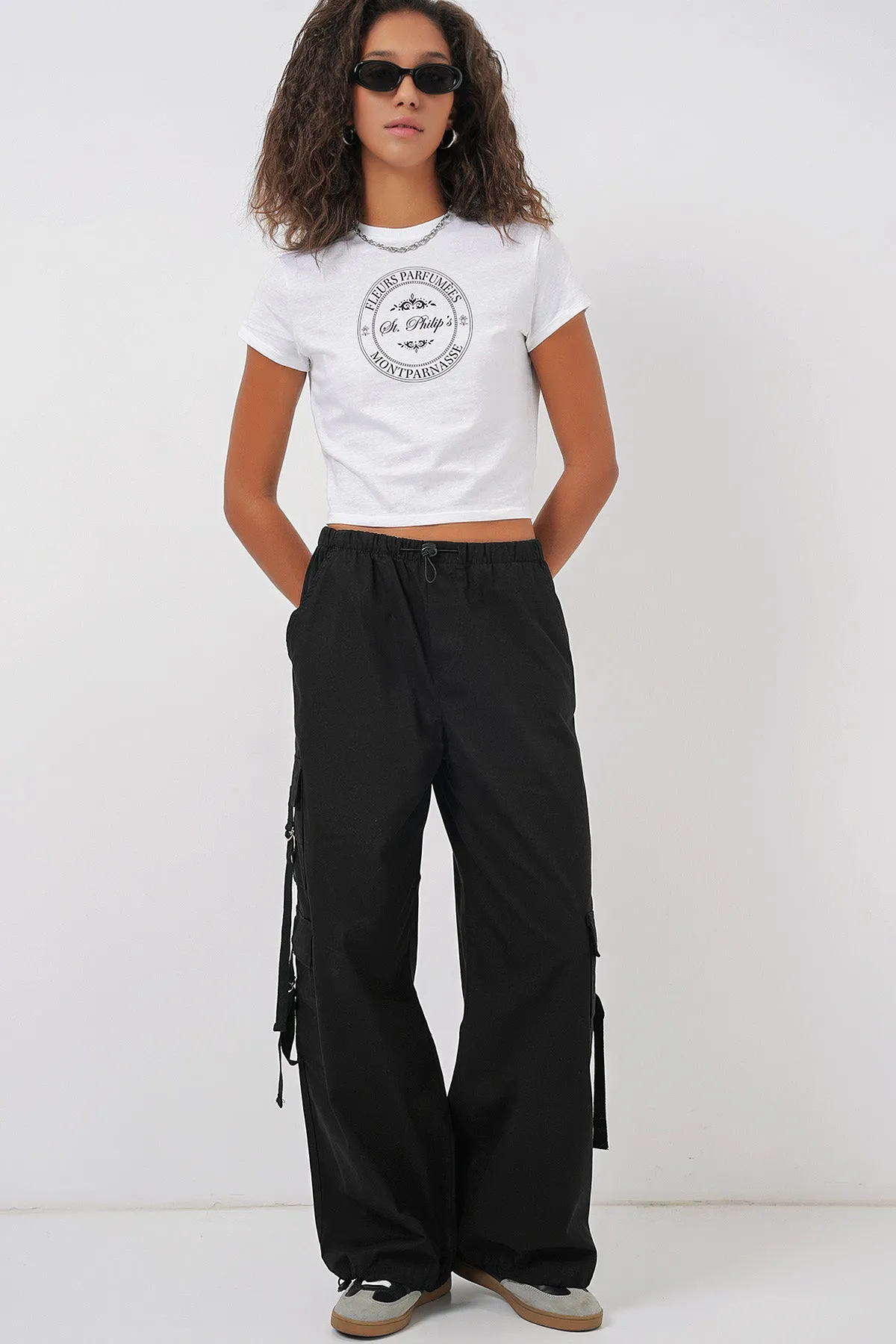 6691 geniş paça kargo pantolon