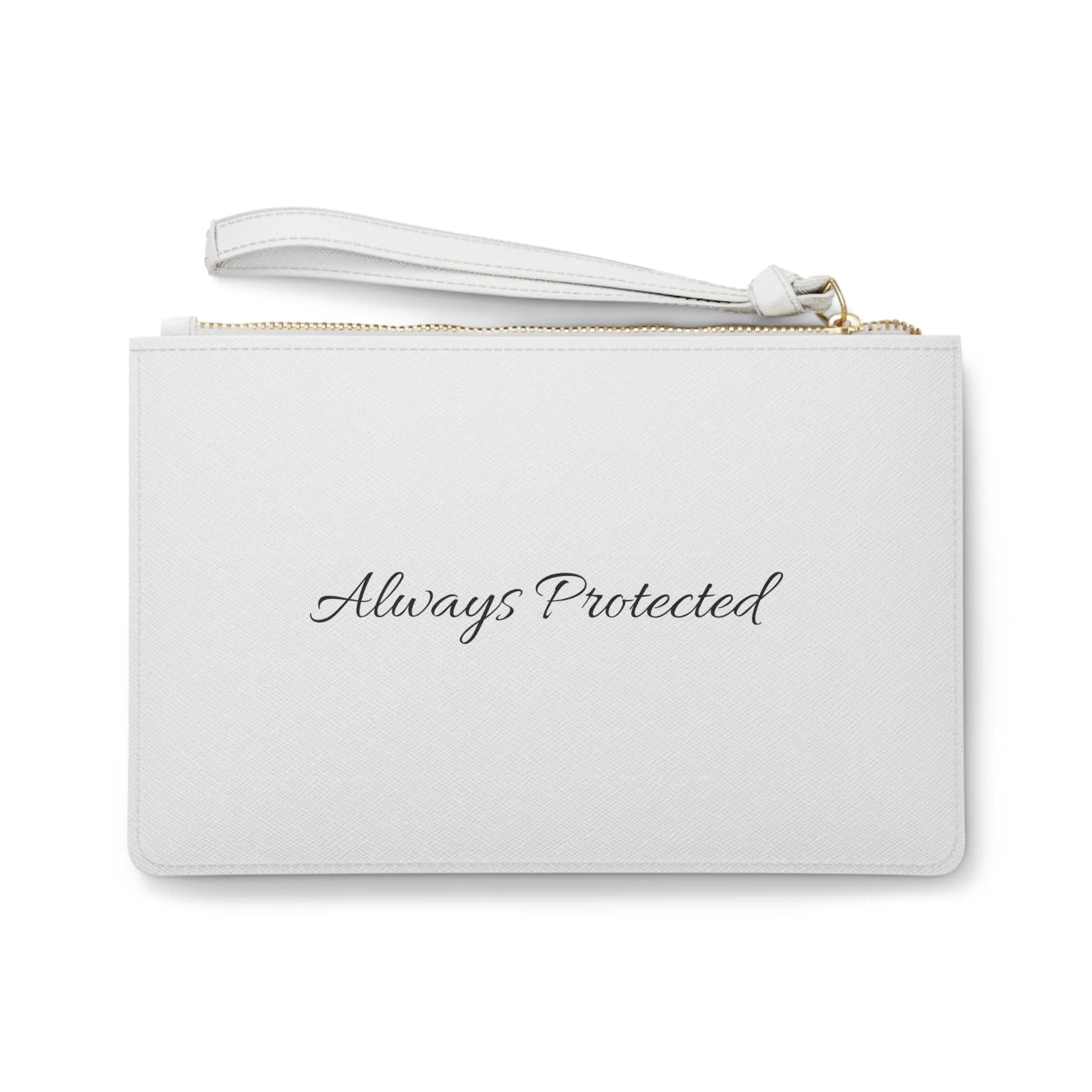 Always Protected White Pouch with Loop Handle