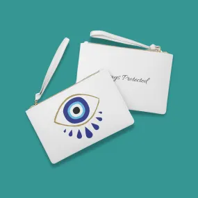 Always Protected White Pouch with Loop Handle
