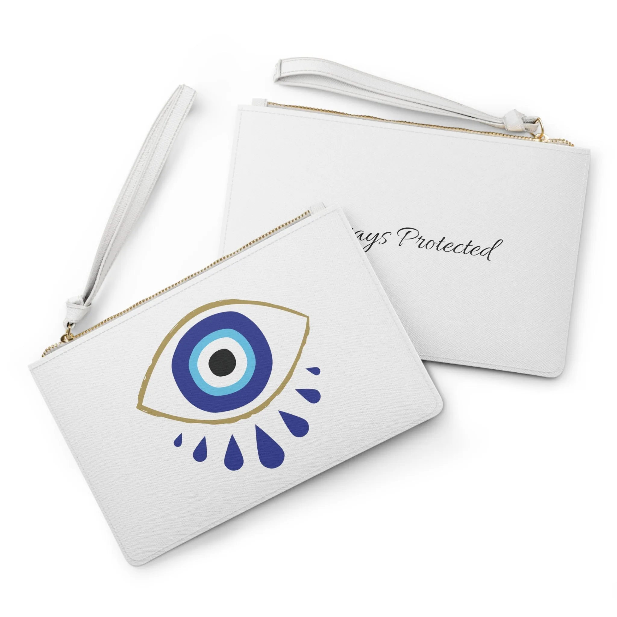 Always Protected White Pouch with Loop Handle