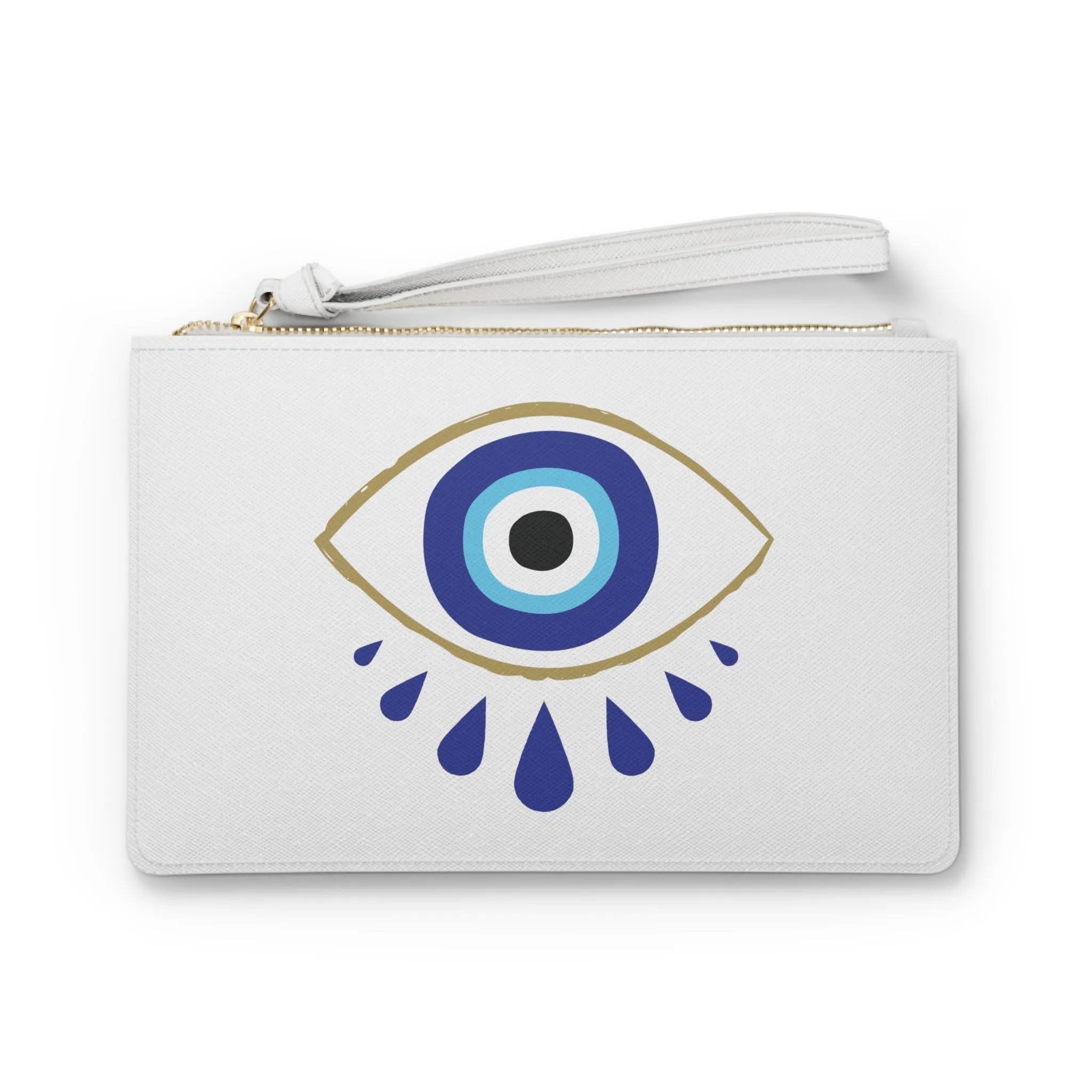 Always Protected White Pouch with Loop Handle