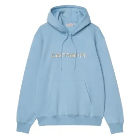 Carhartt WIP Hooded Carhartt Sweatshirt Bluebird/Fleur De Sel