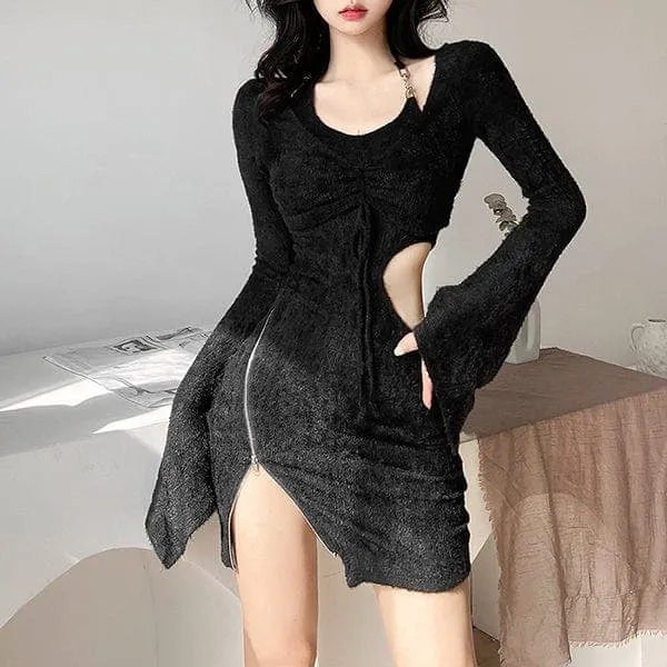 Chloe Knitted Sexy Dress Set