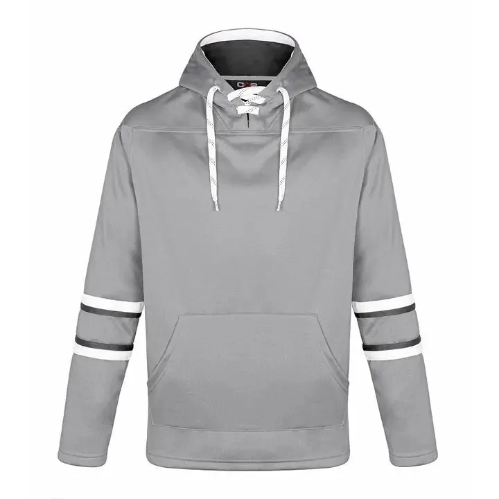 Dangle -Adult Pullover Hockey Lace Hooded Sweatshirt