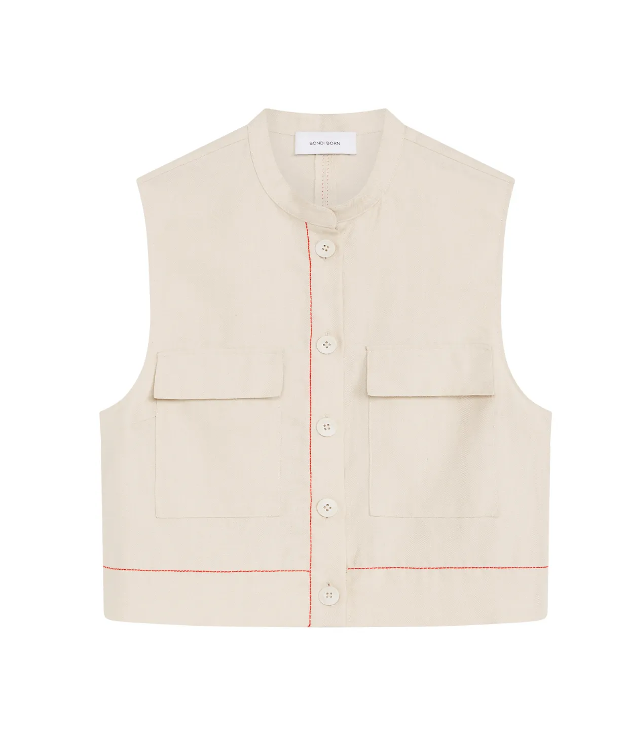 Delphi Utility Bodice Top in Sand