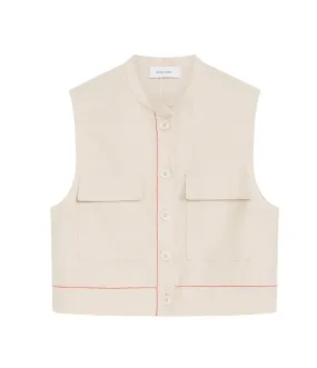 Delphi Utility Bodice Top in Sand