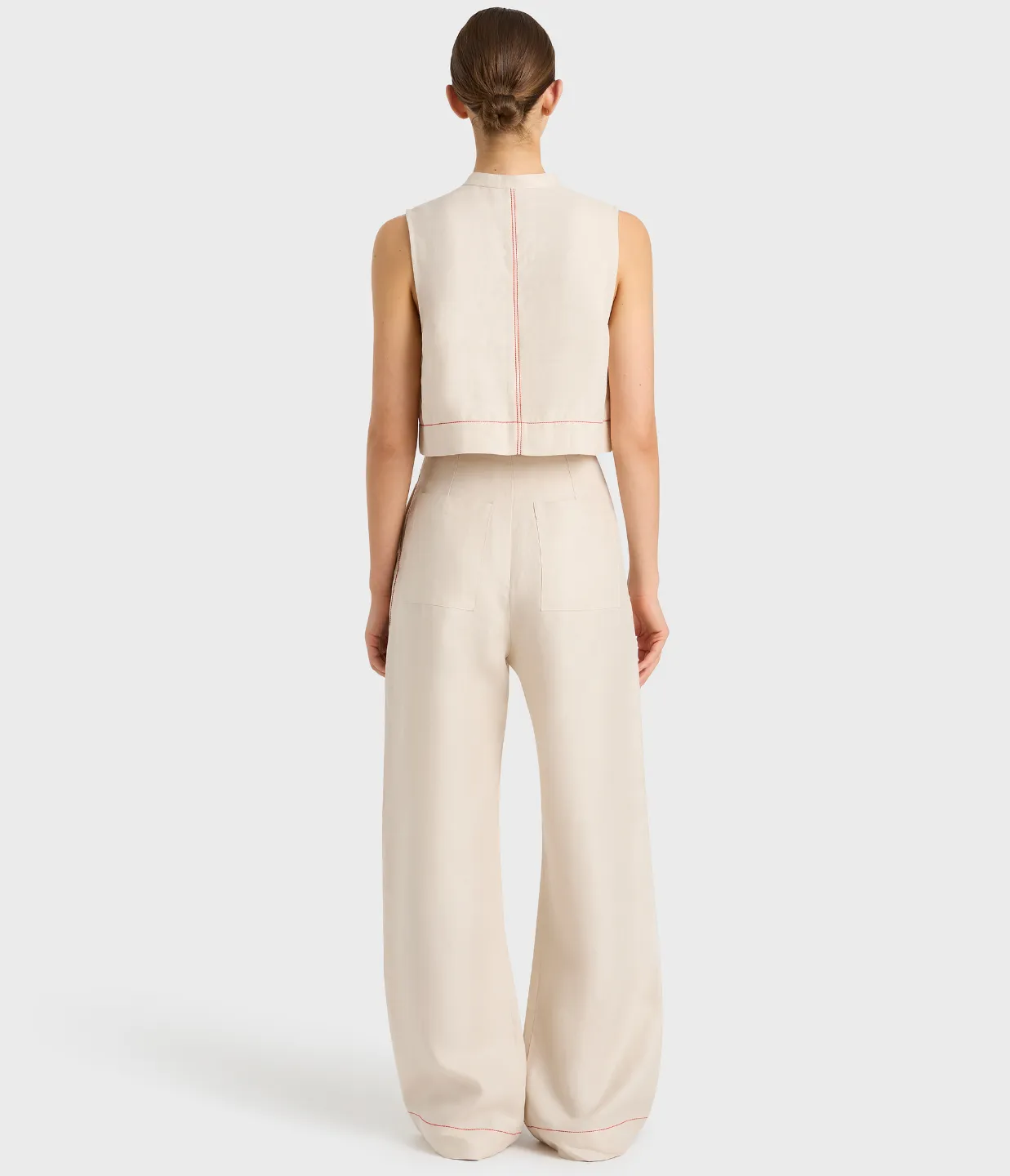 Delphi Utility Bodice Top in Sand
