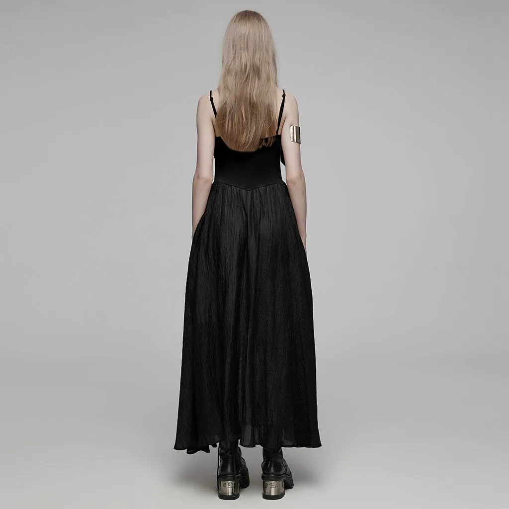 Diagonal Texture Tencel Dress OPQ-1432DQF
