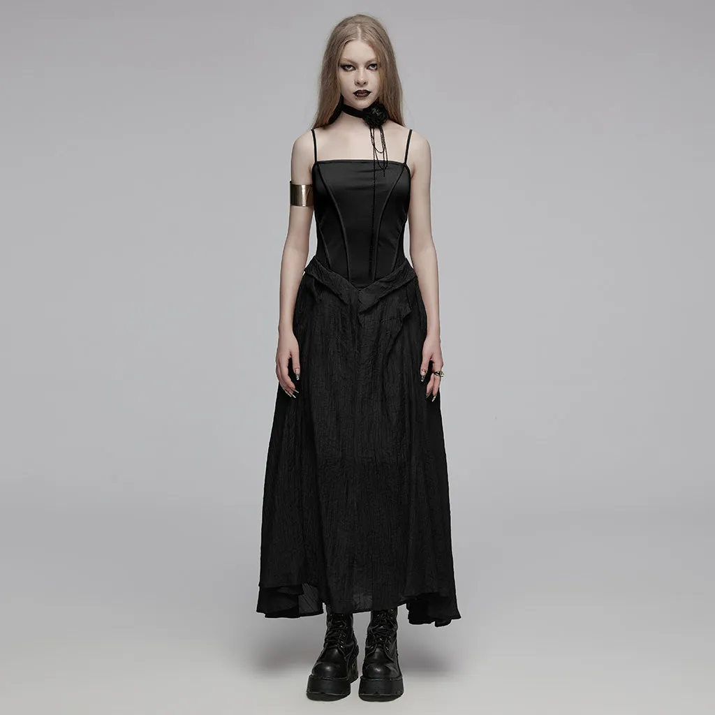 Diagonal Texture Tencel Dress OPQ-1432DQF