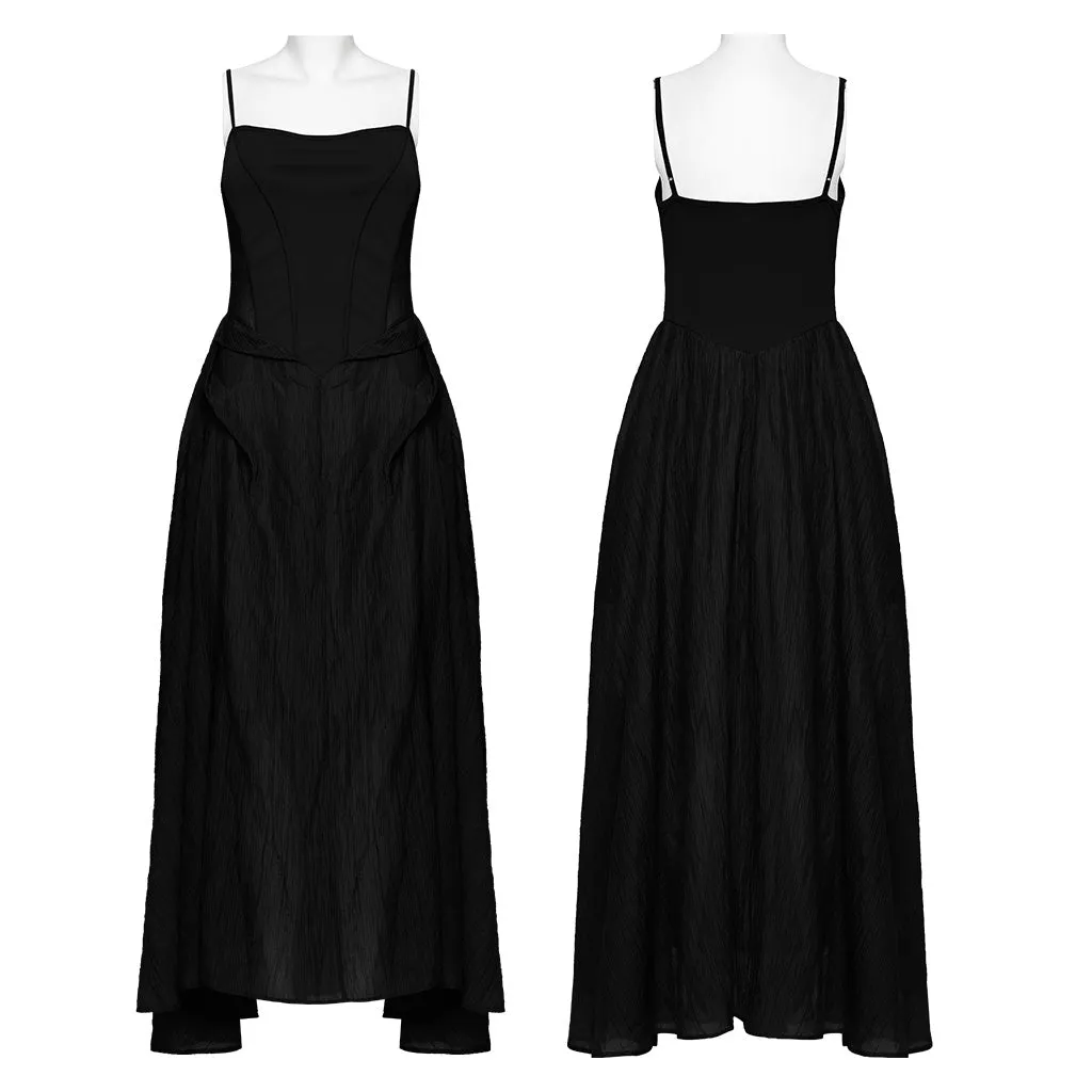 Diagonal Texture Tencel Dress OPQ-1432DQF