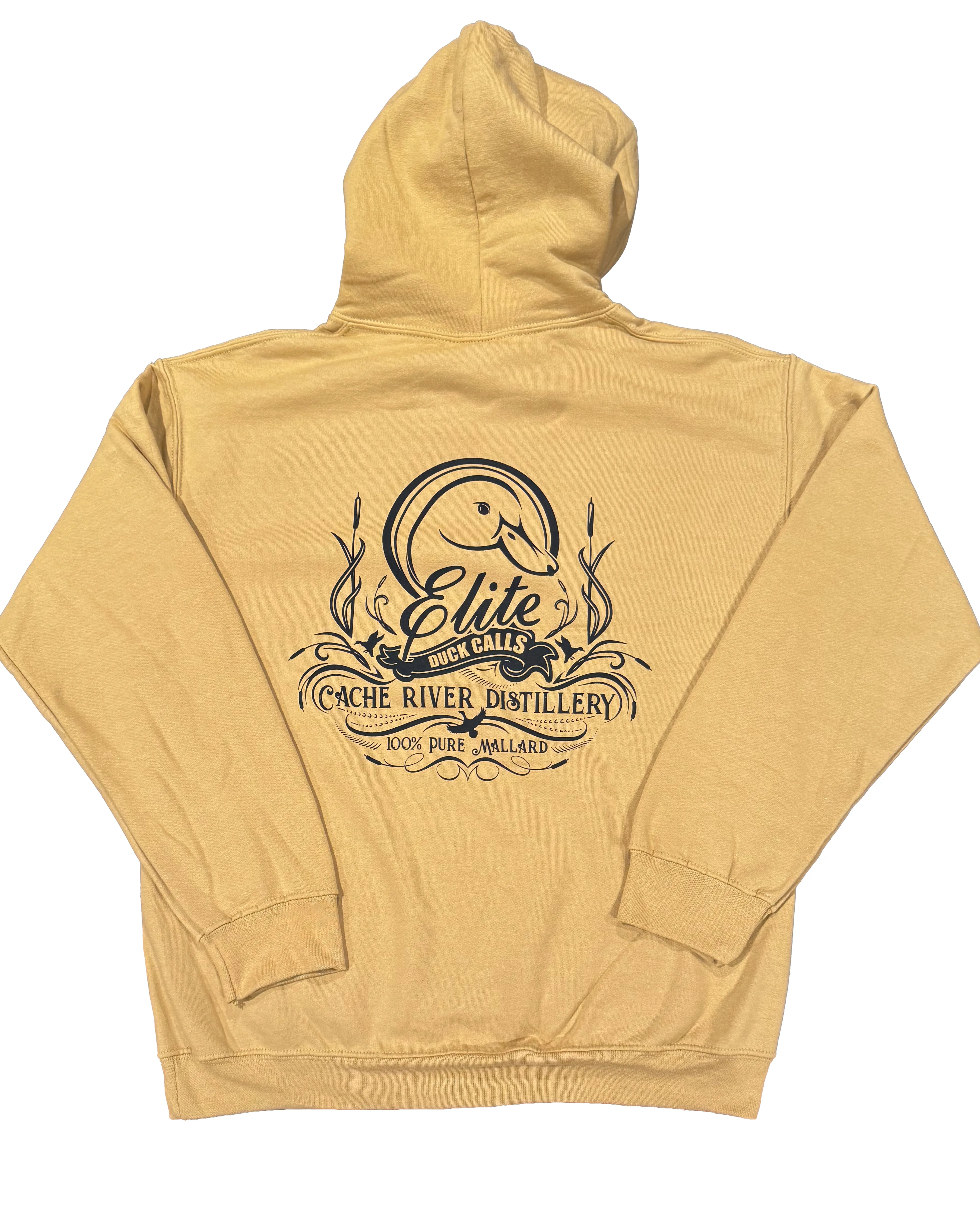 Elite Cache River Distillery Hoodie (Rice and Black)