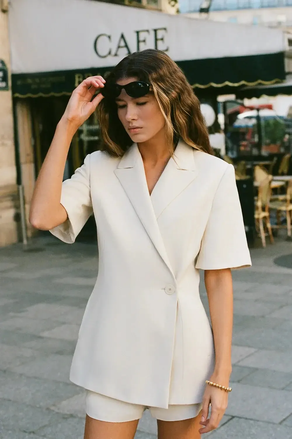 ENNA SHORT SLEEVE BLAZER