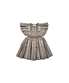 Eryri Dress - Morel / Wheat