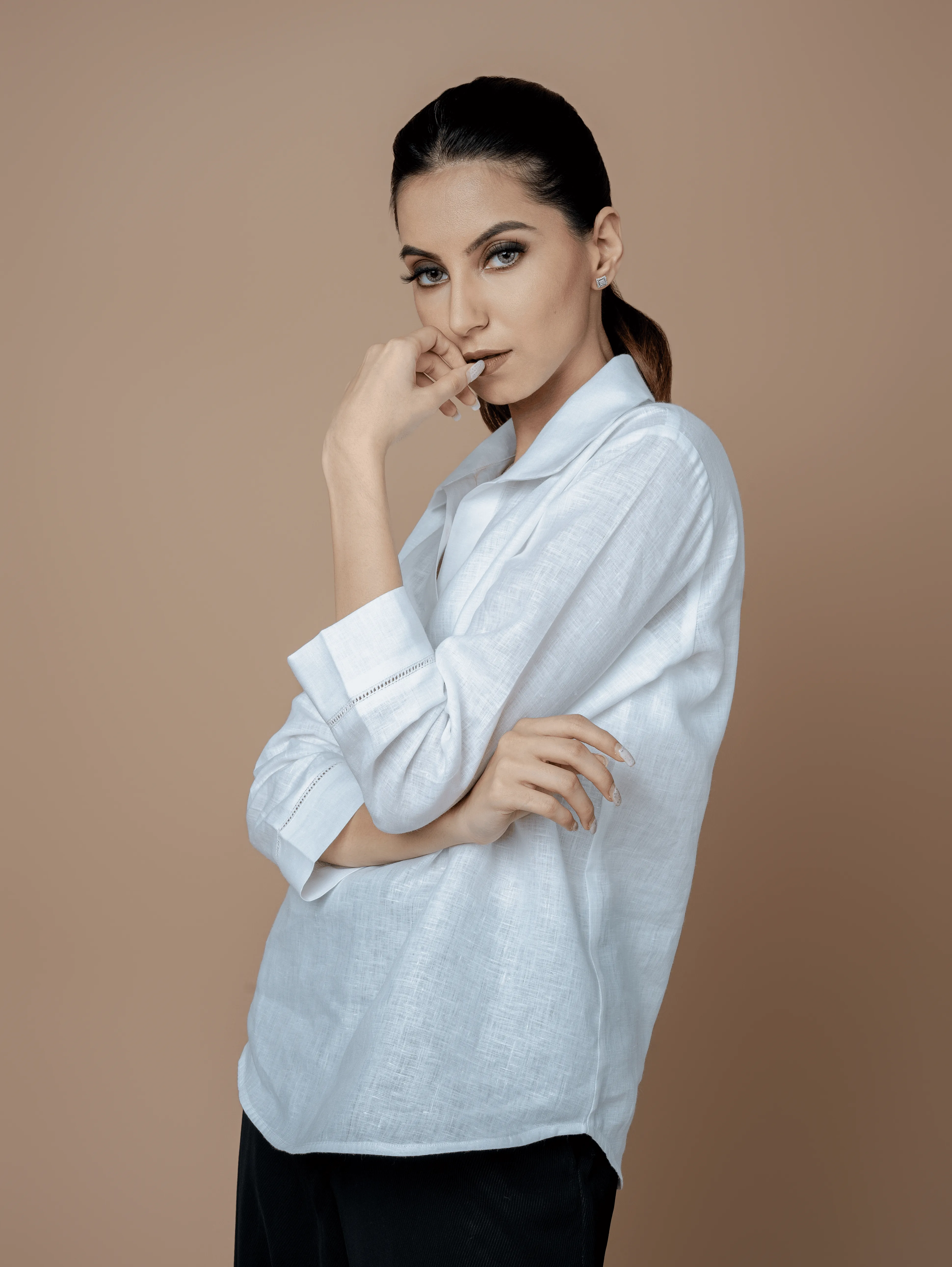 Formal Three-fourth Sleeves Shirt