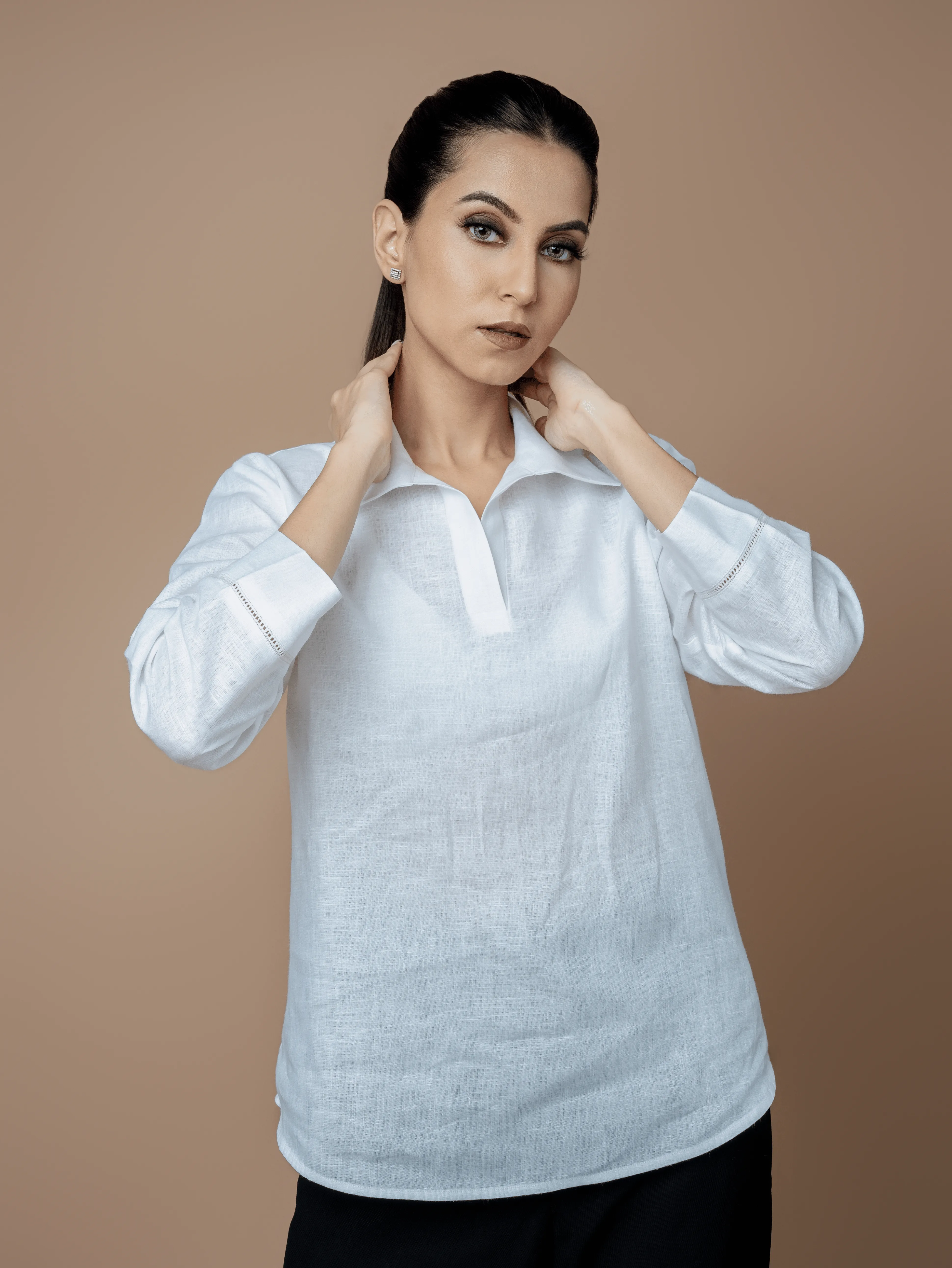 Formal Three-fourth Sleeves Shirt