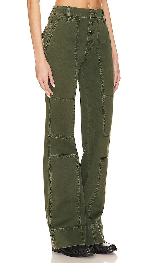 FRAME The Utility Slim Stacked in Green