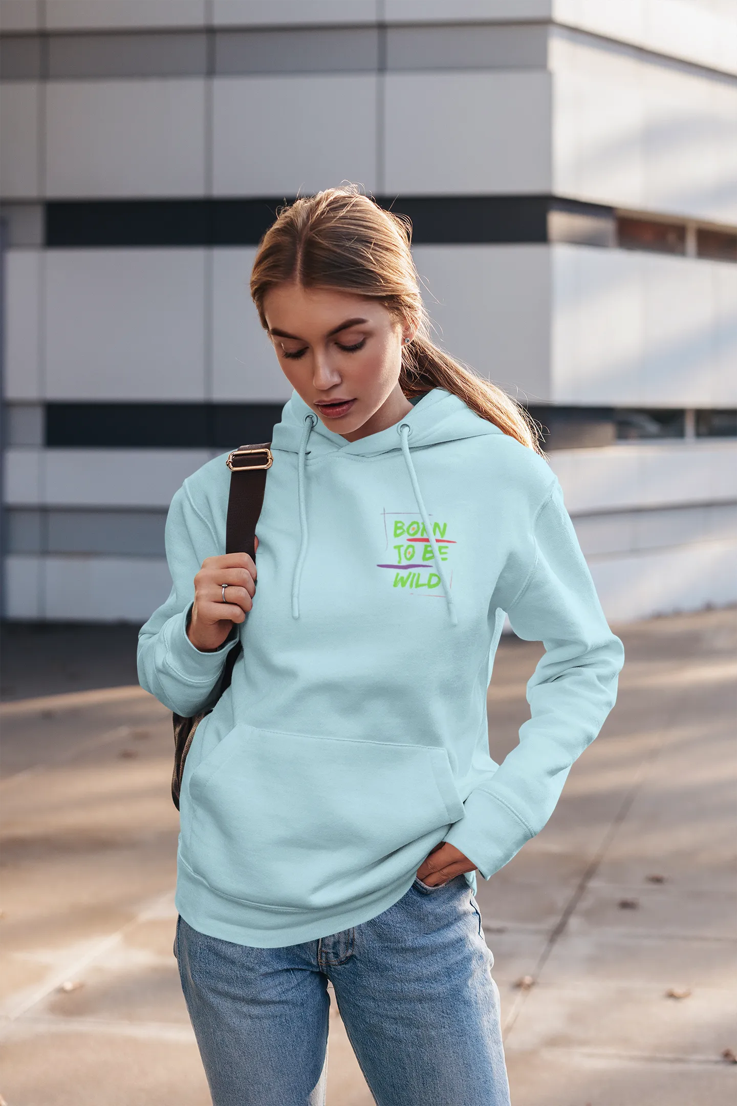 Hoodie ( Born to be wild ) Activewear