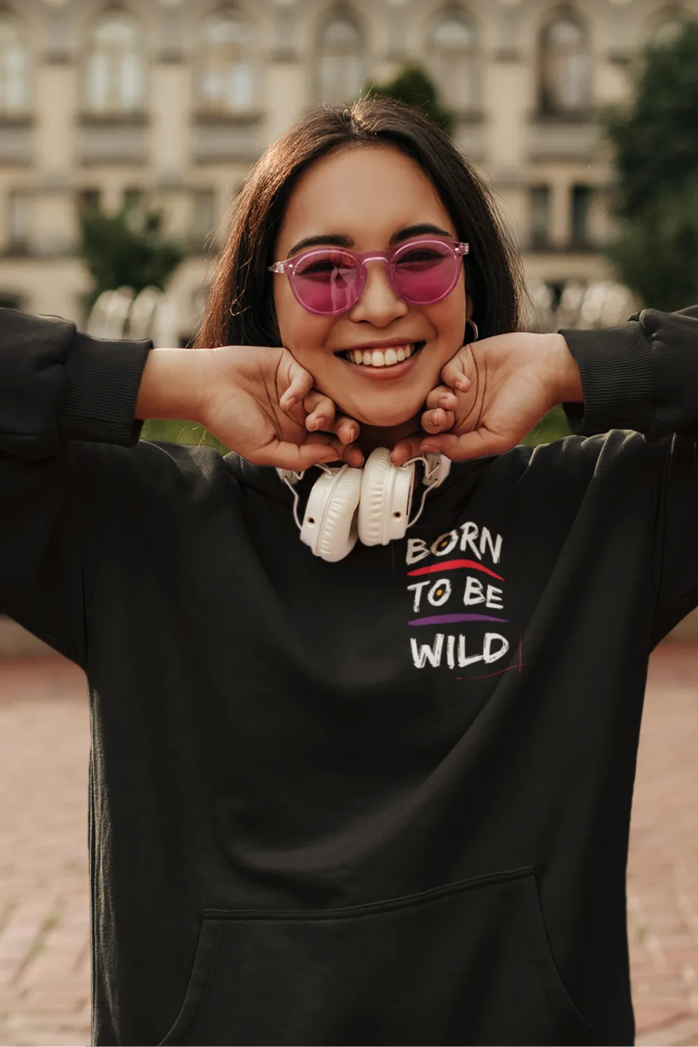 Hoodie ( Born to be wild ) Activewear