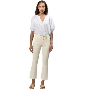 Jeanne Mid Rise Crop Jean Wheat