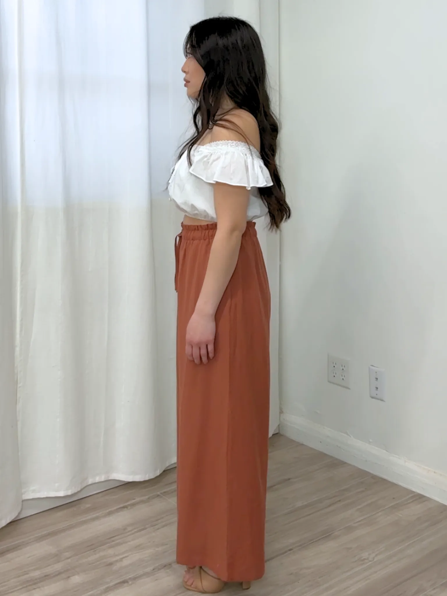 Joji Wide Leg Linen Pant
