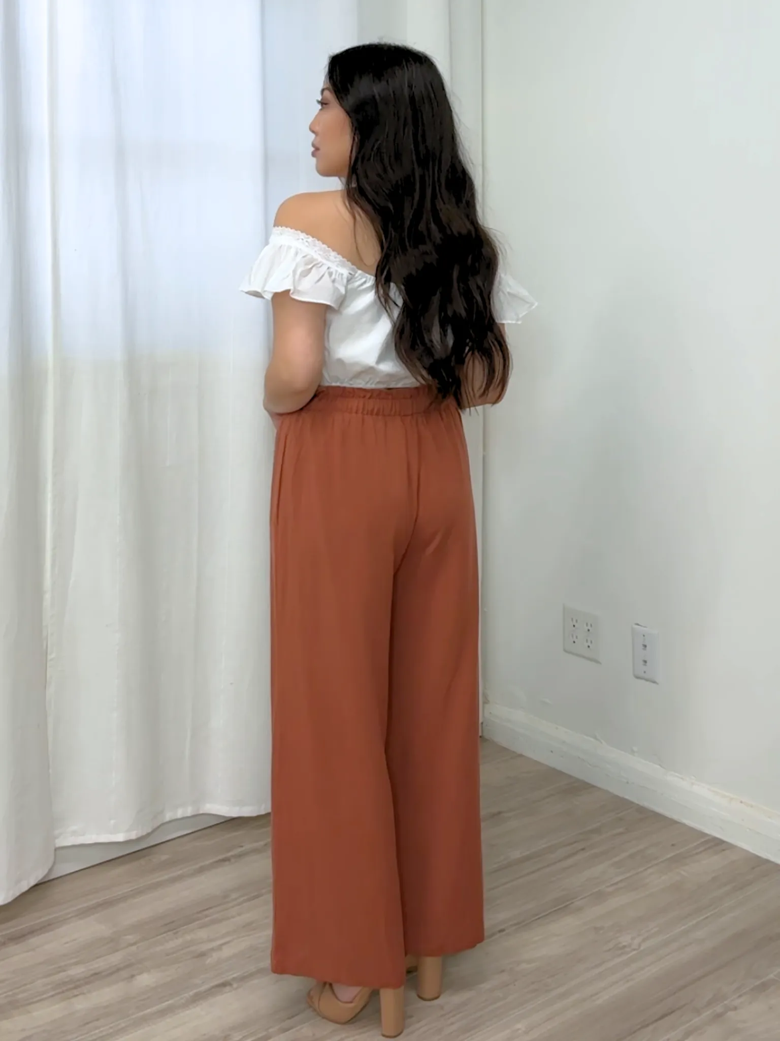 Joji Wide Leg Linen Pant