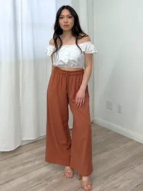 Joji Wide Leg Linen Pant