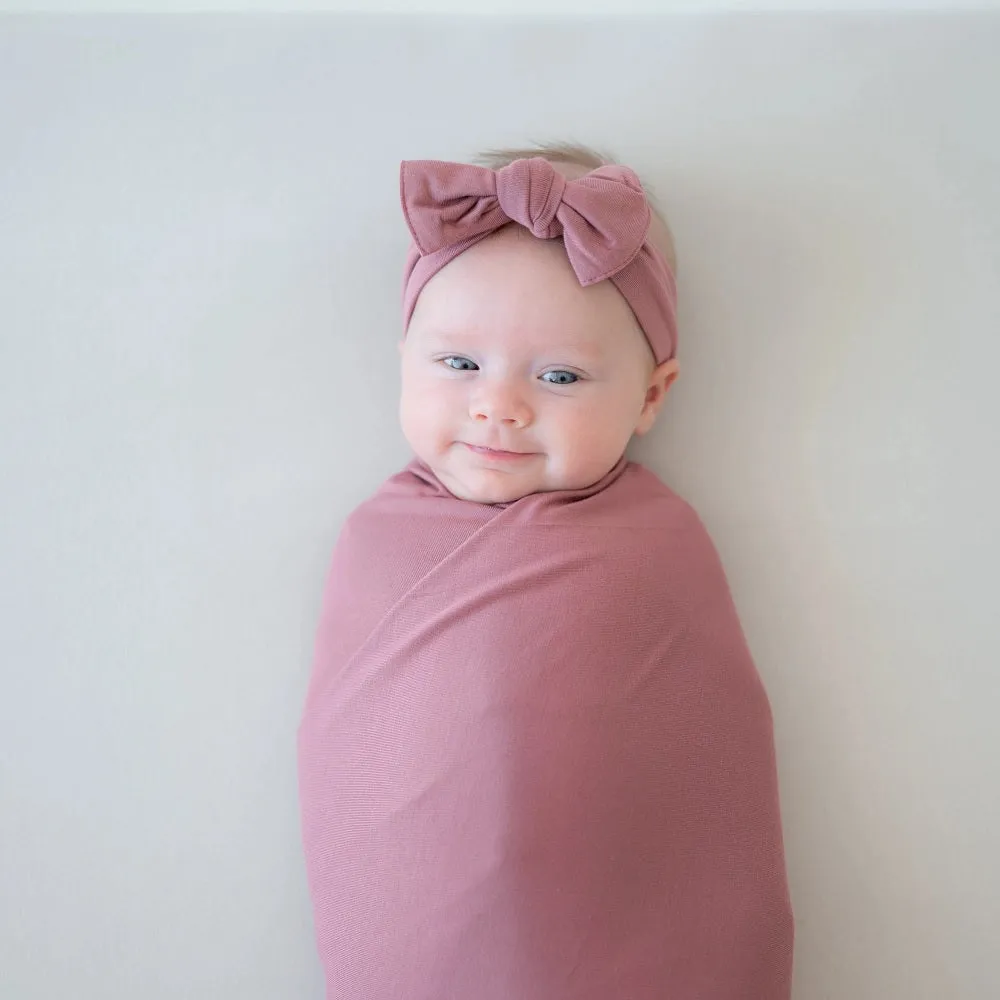 Kyte Baby Bow (Dusty Rose) - FINAL SALE