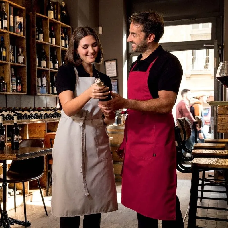 LOTI Anthracite Kitchen Apron with Bib - ROBUR