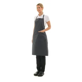 LOTI Anthracite Kitchen Apron with Bib - ROBUR