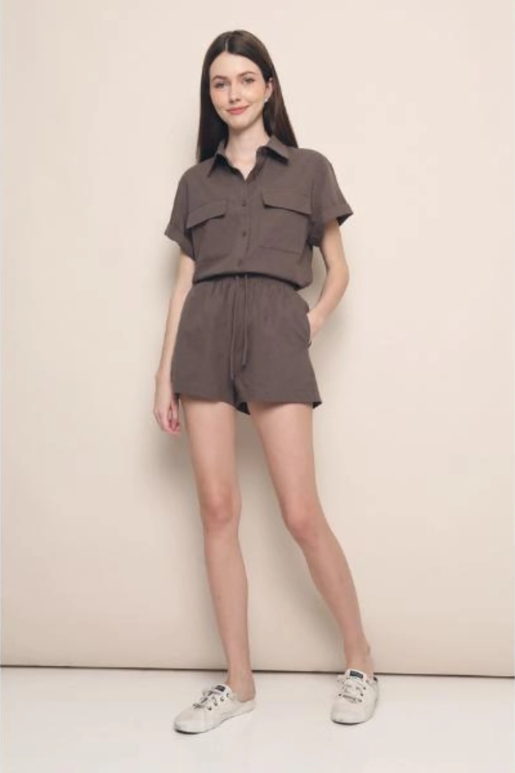 Nikolai 2-Piece Utility Set Brown
