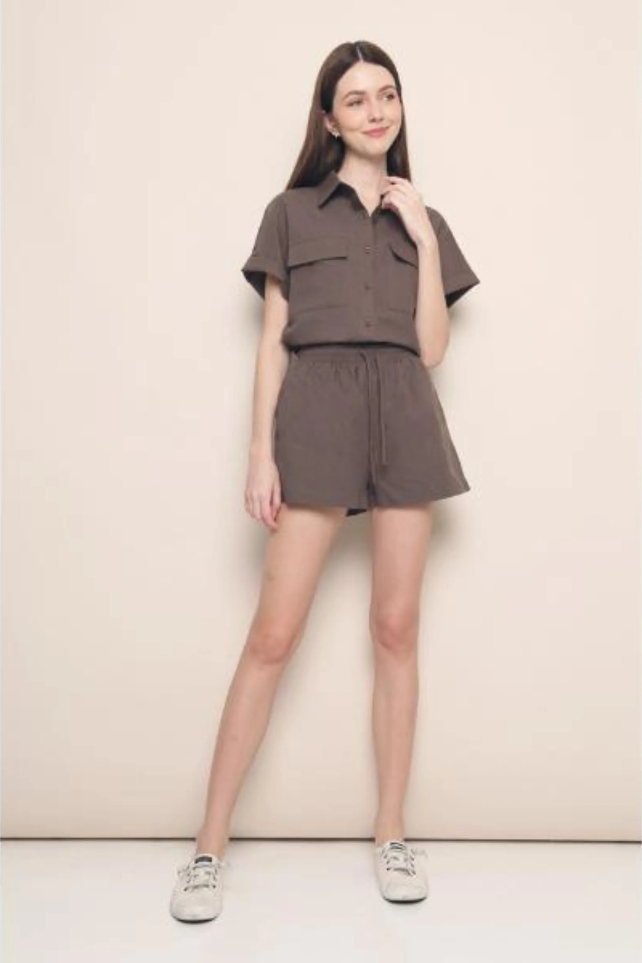 Nikolai 2-Piece Utility Set Brown