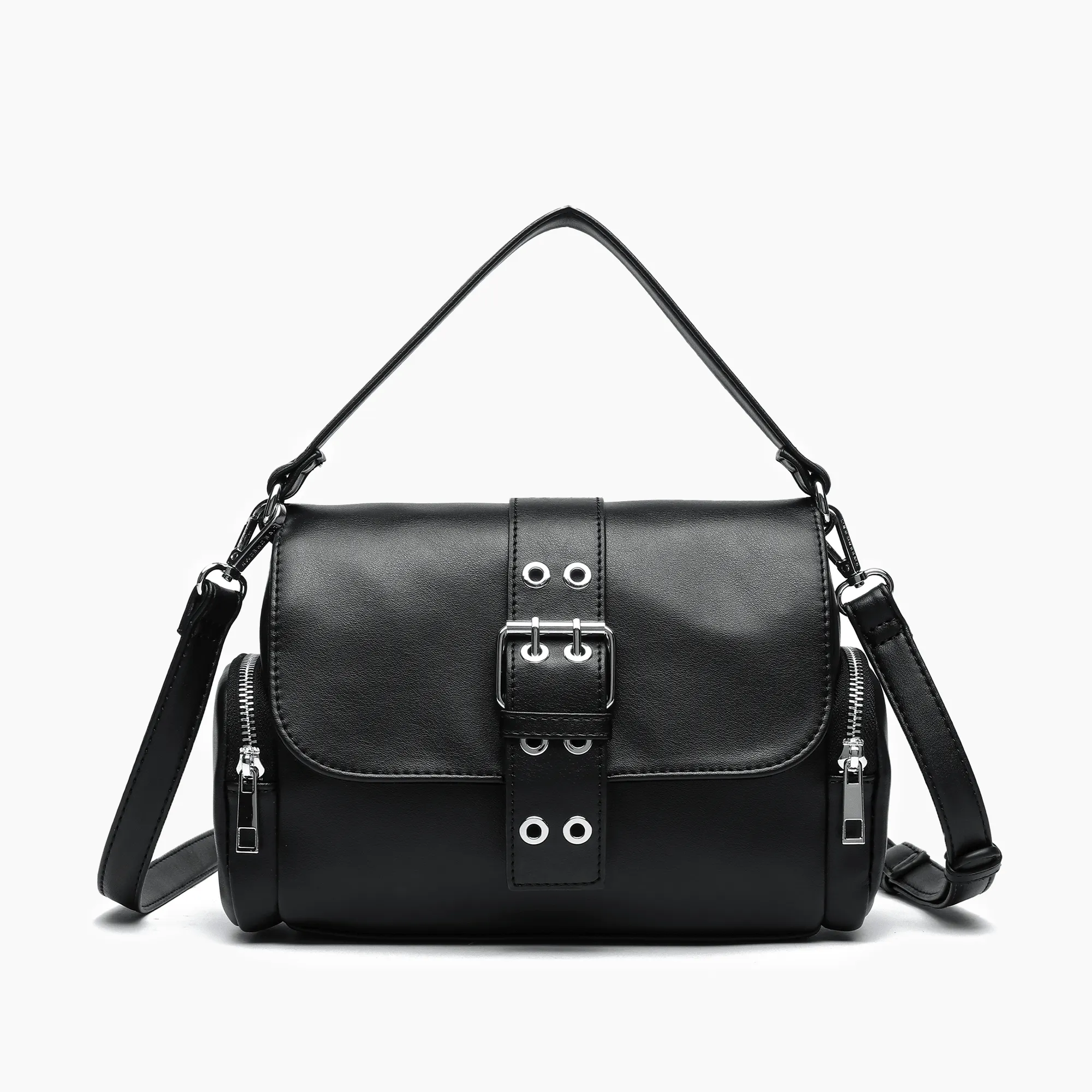 Nomad Utility Buckle Vegan Crossbody Bag