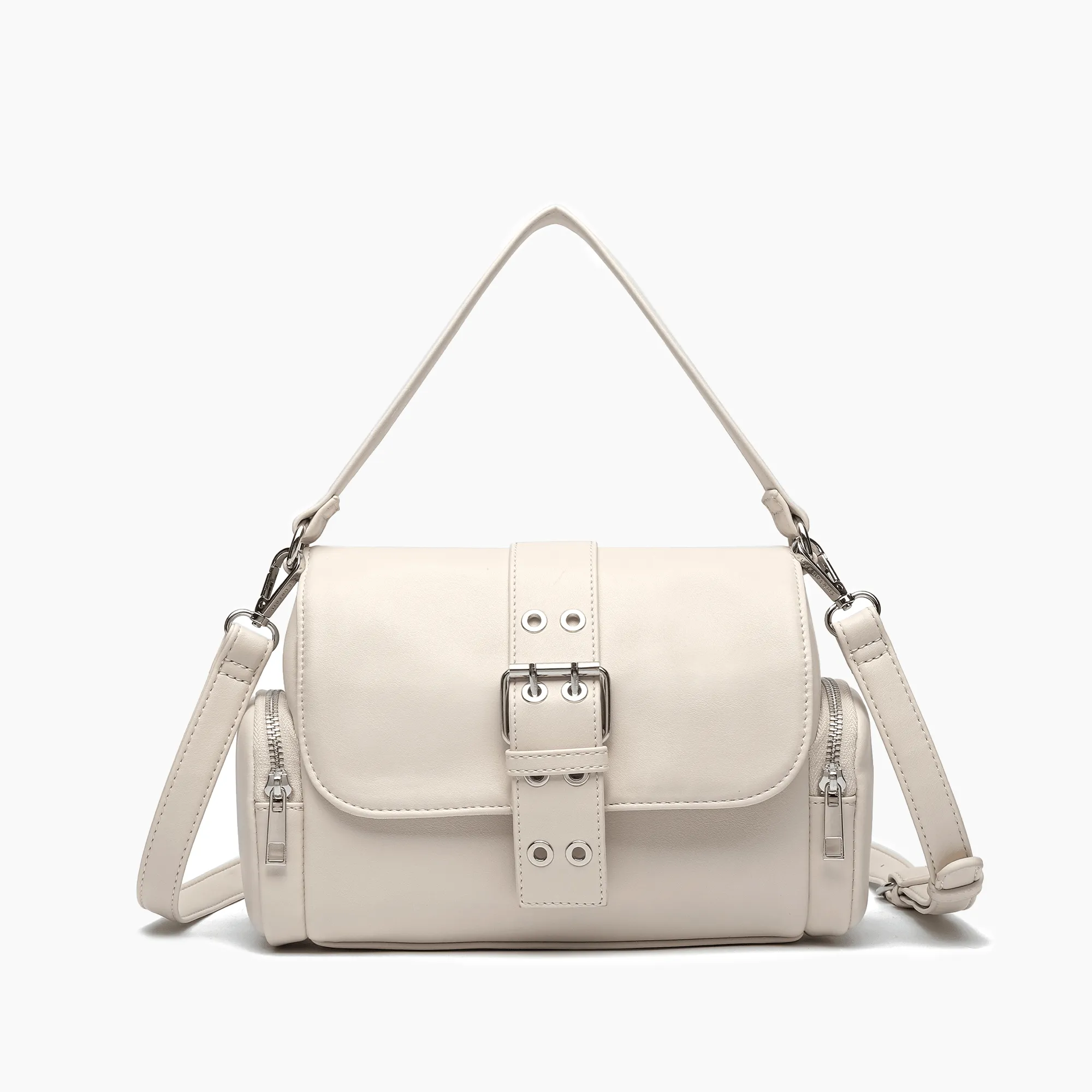 Nomad Utility Buckle Vegan Crossbody Bag