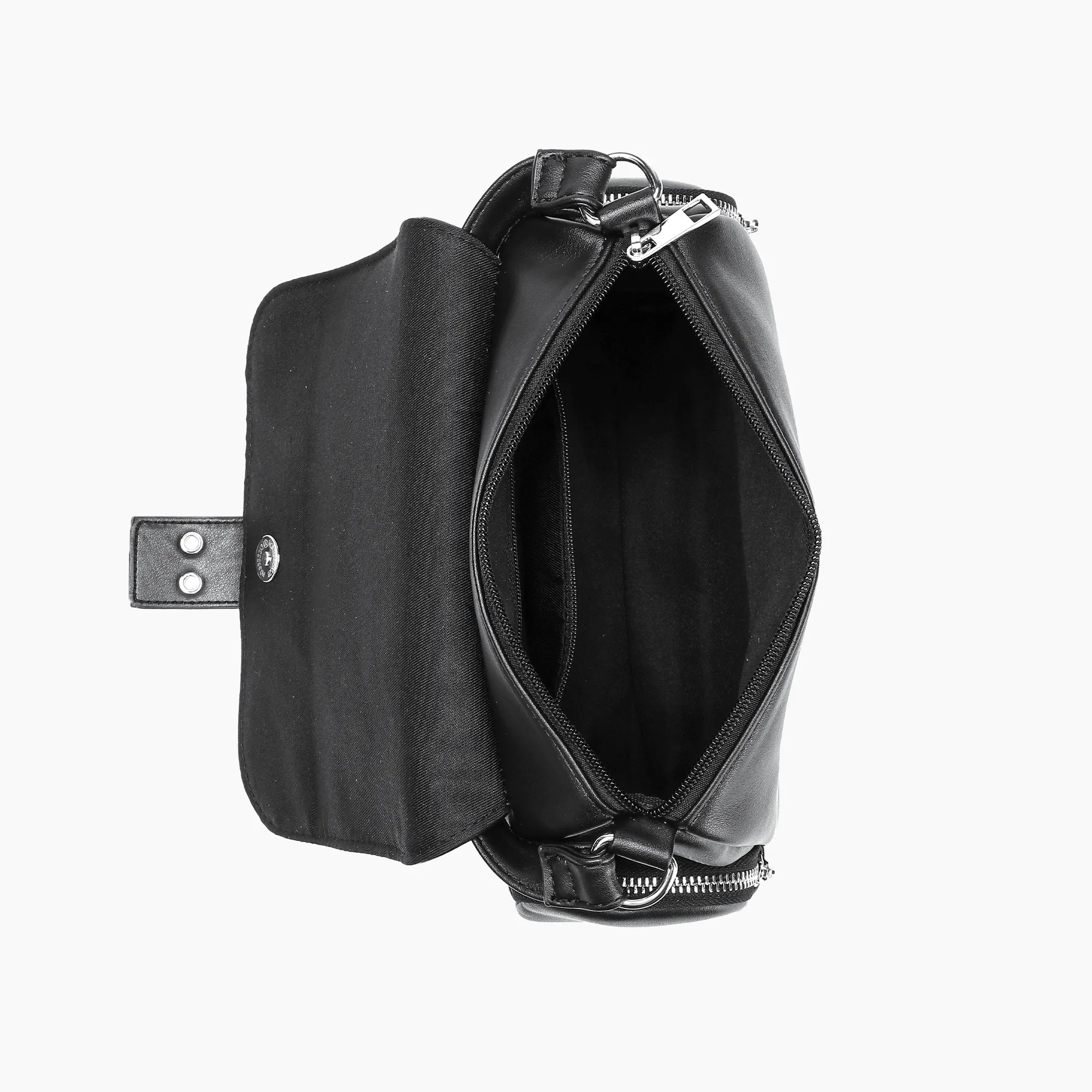 Nomad Utility Buckle Vegan Crossbody Bag