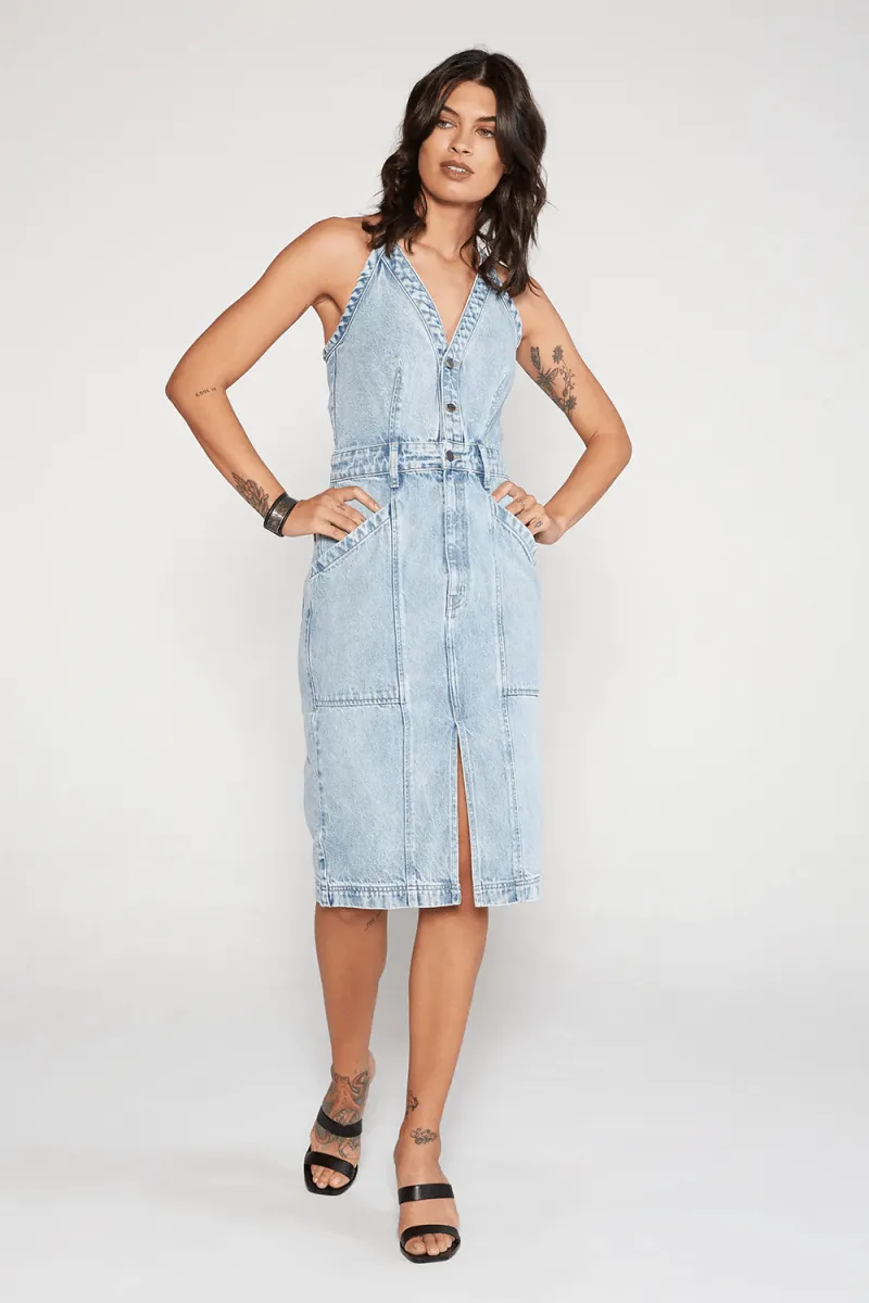Rue Utility Dress in Pebble Beach