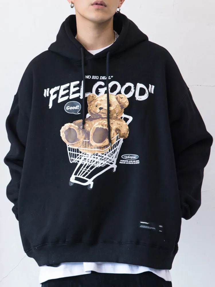 Teddy Bear Graphic Hoodie