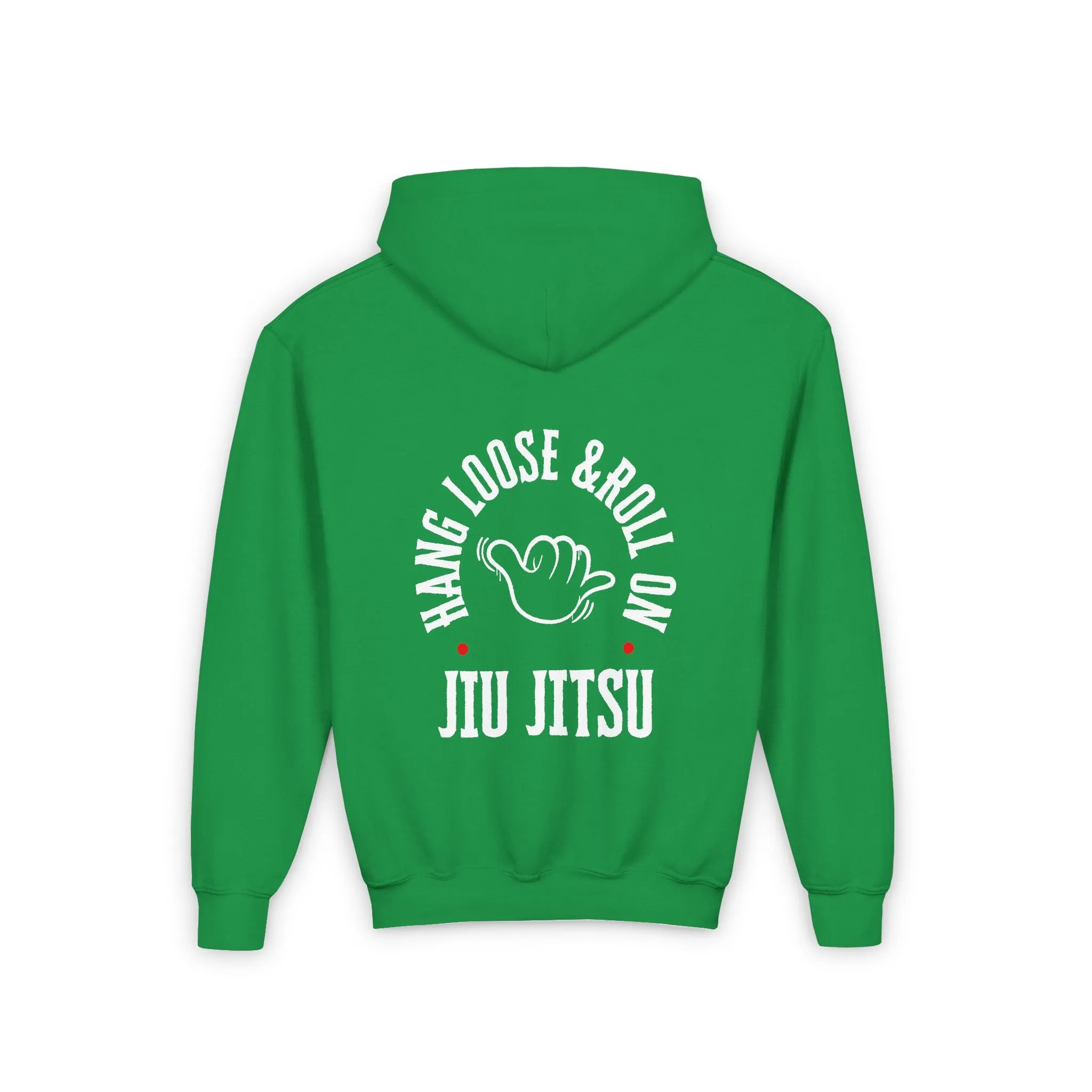 Youth Hang Loose & Roll On Jiu Jitsu Kids Hoodie