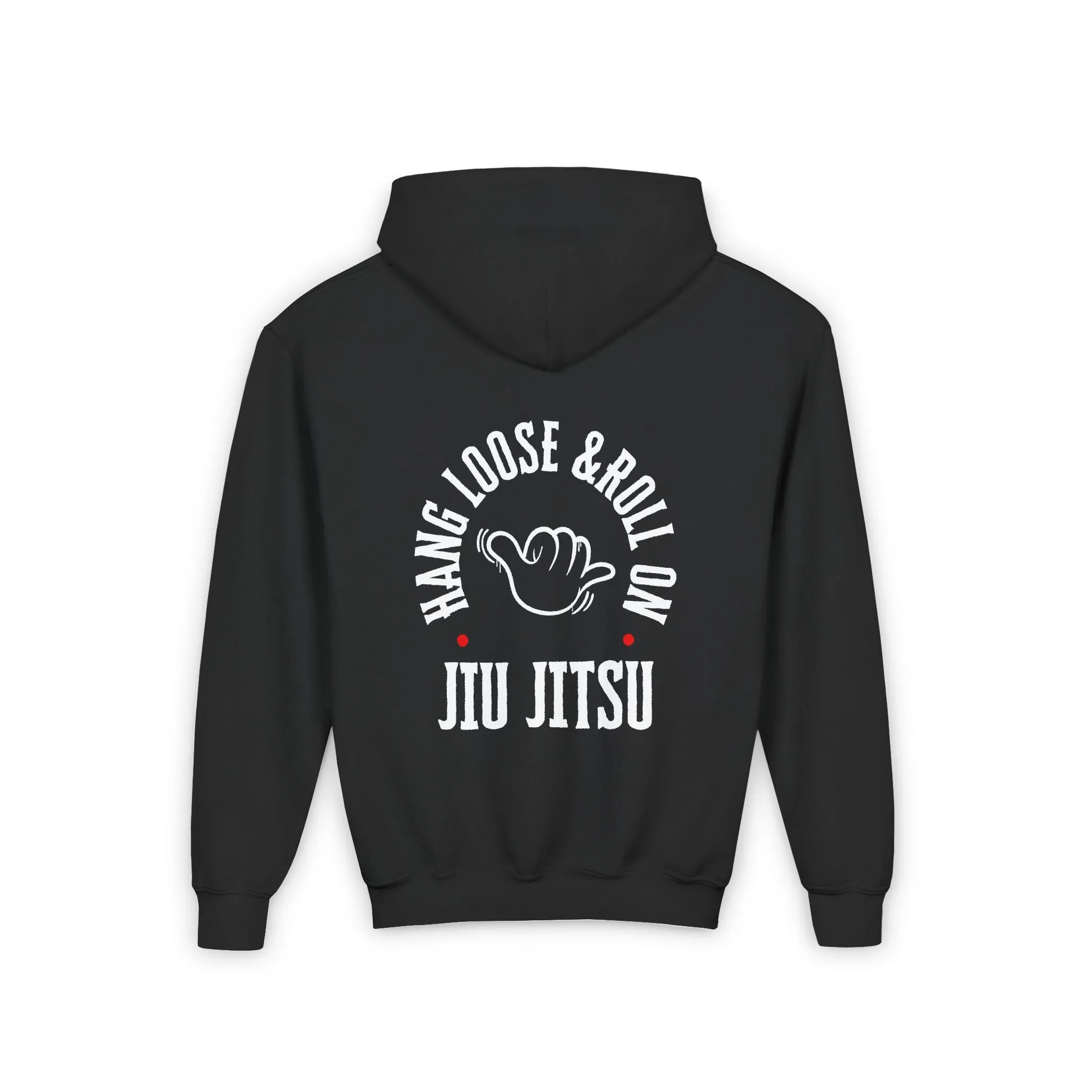Youth Hang Loose & Roll On Jiu Jitsu Kids Hoodie