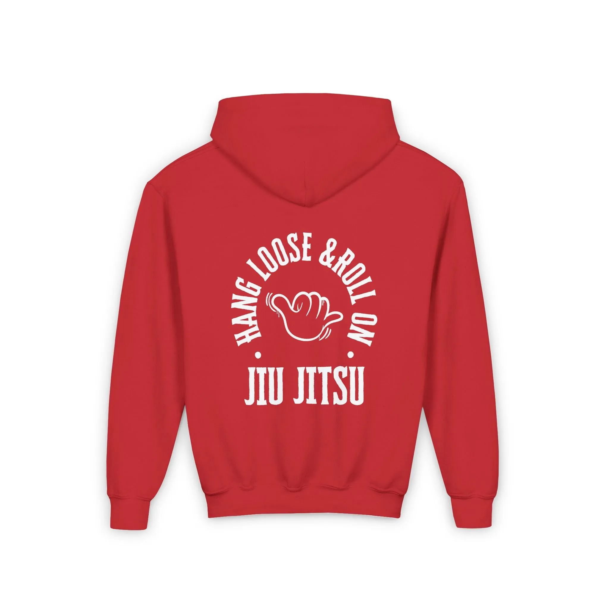Youth Hang Loose & Roll On Jiu Jitsu Kids Hoodie