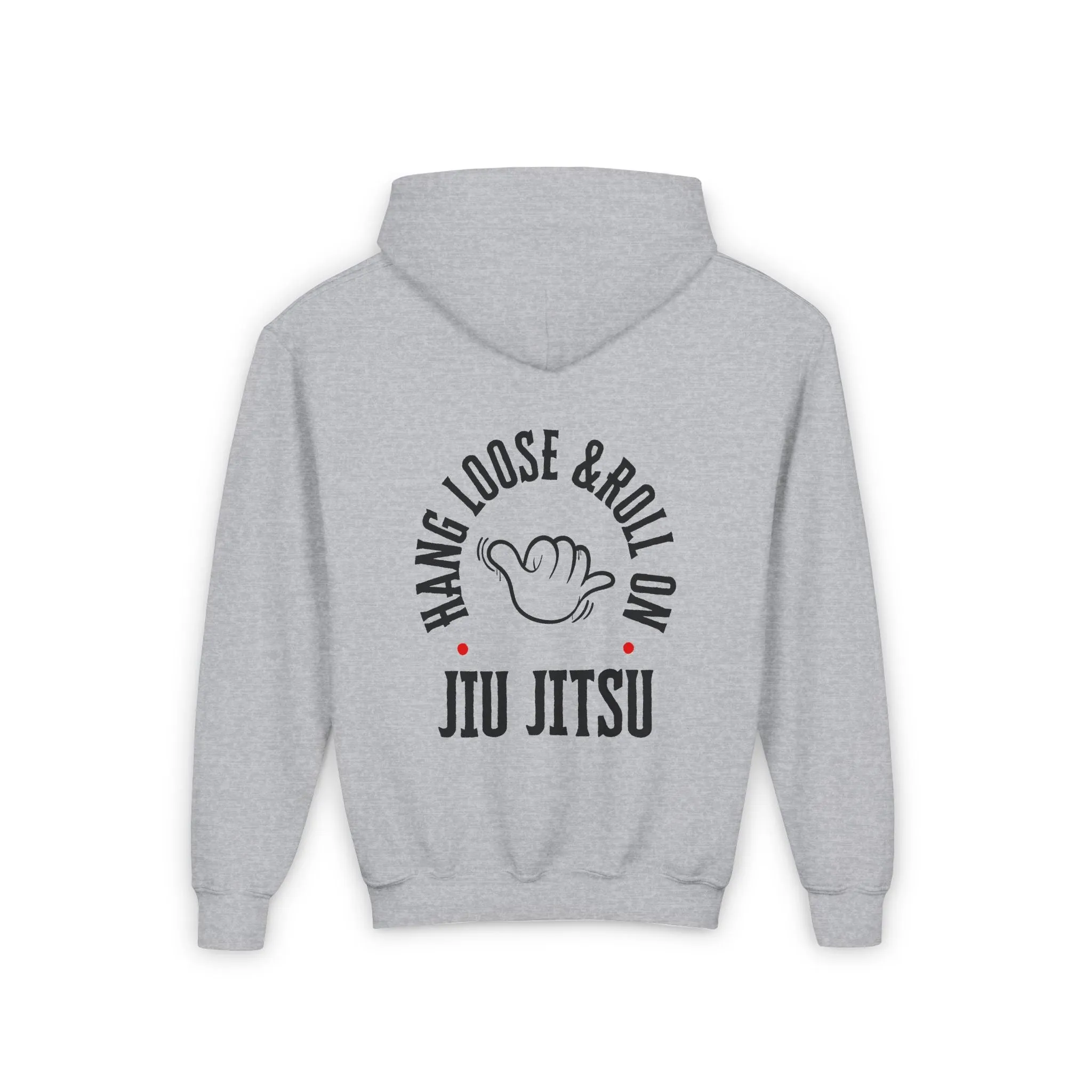 Youth Hang Loose & Roll On Jiu Jitsu Kids Hoodie